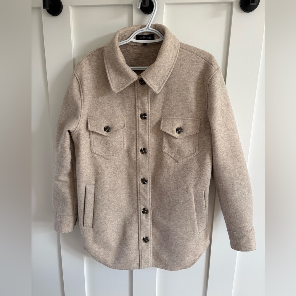 Eclipse Beige Shacket